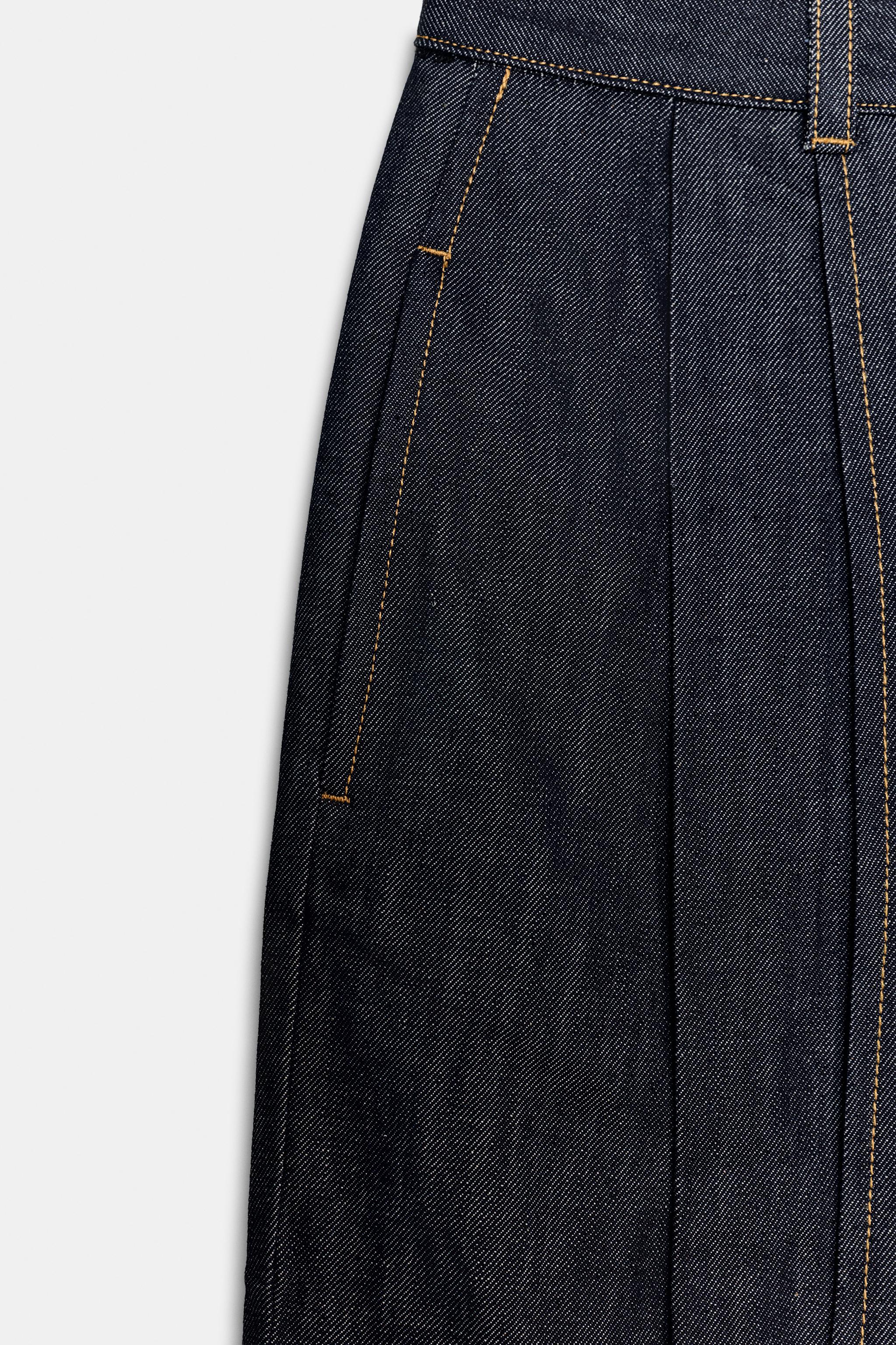 ZW COLLECTION HIGH WAISTED BALLOON PLEATED JEANS